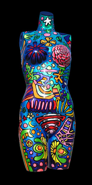 Psychedelic Art Goddess