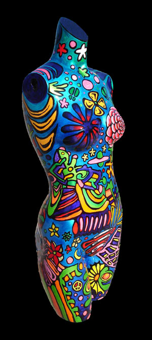 Psychedelic Art Goddess